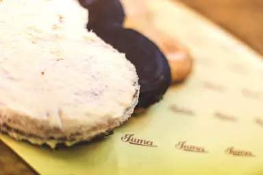 Palmeras artesanas JUMA Zaragoza: chocolate y coco